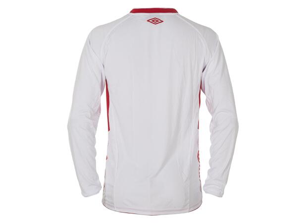 UMBRO UX-1 Jersey LS Vit/Röd L Matchtröja lång ärm 